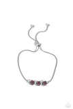 Roll Out the Radiance - Purple Bracelet - Paparazzi Accessories Bracelet Bedazzle Me Pretty Mobile Fashion Boutique