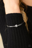 Roll Out The Rhinestones - Black Bracelet - Paparazzi Accessories Bracelet Bedazzle Me Pretty Mobile Fashion Boutique