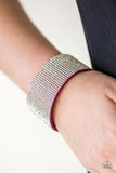 Roll With The Punches - Pink Bracelet - Paparazzi Accessories Bracelet Bedazzle Me Pretty Mobile Fashion Boutique