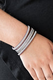 Rollin In Rhinestones - Purple Bracelet - Paparazzi Accessories Bracelet Bedazzle Me Pretty Mobile Fashion Boutique