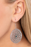 Rolling Radiance - Green Earrings - Paparazzi Accessories Earrings Bedazzle Me Pretty Mobile Fashion Boutique
