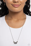 Rolling the Dice - Black Necklace - Paparazzi Accessories Necklace Bedazzle Me Pretty Mobile Fashion Boutique