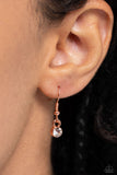 Rolling the Dice - Copper Necklace - Paparazzi Accessories Necklace Bedazzle Me Pretty Mobile Fashion Boutique