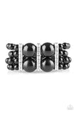 Romance Remix - Black Bracelet - Paparazzi Accessories Bracelet Bedazzle Me Pretty Mobile Fashion Boutique