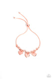 Romance Tale - Copper Bracelet - Paparazzi Accessories Bracelet Bedazzle Me Pretty Mobile Fashion Boutique
