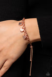 Romance Tale - Copper Bracelet - Paparazzi Accessories Bracelet Bedazzle Me Pretty Mobile Fashion Boutique