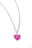 Romantic Gesture - Pink Necklace - Paparazzi Accessories Necklace Bedazzle Me Pretty Mobile Fashion Boutique