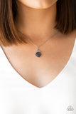 Romantic Razzle - Silver Necklace - Paparazzi Accessories Necklace Bedazzle Me Pretty Mobile Fashion Boutique