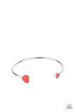 Romantically Rustic - Red Bracelet - Paparazzi Accessories Bracelet Bedazzle Me Pretty Mobile Fashion Boutique