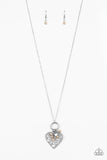 Romeo Romance - Brown Necklace - Paparazzi Accessories Necklace Bedazzle Me Pretty Mobile Fashion Boutique