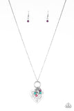 Romeo Romance - Multi Necklace - Paparazzi Accessories Necklace Bedazzle Me Pretty Mobile Fashion Boutique