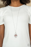 Romeo Romance - Red Necklace - Paparazzi Accessories Necklace FS-Bedazzle Me Pretty Mobile Fashion Boutique