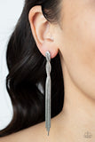 Ropin Rodeo Queen - Silver Post Earrings - Paparazzi Accessories Post Earrings Bedazzle Me Pretty Mobile Fashion Boutique