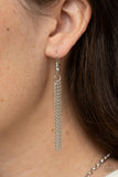 Rosy Redux - Silver Necklace - Paparazzi Accessories Necklace Bedazzle Me Pretty Mobile Fashion Boutique