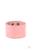 Rosy Wrap Up - Pink Bracelet - Paparazzi Accessories Bracelet Bedazzle Me Pretty Mobile Fashion Boutique