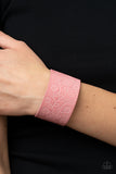 Rosy Wrap Up - Pink Bracelet - Paparazzi Accessories Bracelet Bedazzle Me Pretty Mobile Fashion Boutique