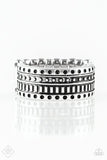 Roughin It - Silver Ring - Paparazzi Accessories Ring Bedazzle Me Pretty Mobile Fashion Boutique