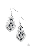 Royal Hustle - Blue Earrings - Paparazzi Accessories Earrings Bedazzle Me Pretty Mobile Fashion Boutique