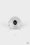 Royal Ranking - Black Ring - Paparazzi Accessories Ring Bedazzle Me Pretty Mobile Fashion Boutique