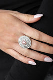 Royal Ranking - Pink Ring - Paparazzi Accessories Ring Bedazzle Me Pretty Mobile Fashion Boutique