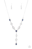 Royal Redux - Blue Necklace - Paparazzi Accessories Necklace Bedazzle Me Pretty Mobile Fashion Boutique