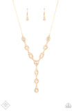 Royal Redux - Gold Necklace - Paparazzi Accessories Necklace Bedazzle Me Pretty Mobile Fashion Boutique