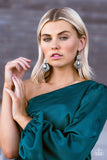 Royal Remix - Silver Earrings - Paparazzi Accessories Earrings Bedazzle Me Pretty Mobile Fashion Boutique
