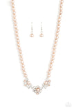 Royal Renditions - Brown Necklace - Paparazzi Accessories Necklace Bedazzle Me Pretty Mobile Fashion Boutique