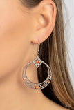 Royal Resort - Orange Earrings - Paparazzi Accessories Earrings Bedazzle Me Pretty Mobile Fashion Boutique