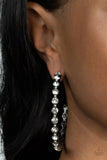 Royal Reveler - Black Earrings - Paparazzi Accessories Earrings Bedazzle Me Pretty Mobile Fashion Boutique