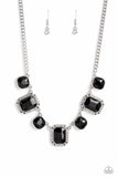 Royal Rumble - Black Necklace - Paparazzi Accessories Necklace Bedazzle Me Pretty Mobile Fashion Boutique