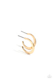 Royal Runway - Gold Earrings - Paparazzi Accessories Earrings Bedazzle Me Pretty Mobile Fashion Boutique