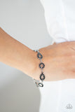 Royally Refined - Black Bracelet - Paparazzi Accessories Bracelet Bedazzle Me Pretty Mobile Fashion Boutique
