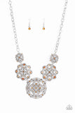 Royally Romantic - Brown Necklace - Paparazzi Accessories Necklace Bedazzle Me Pretty Mobile Fashion Boutique