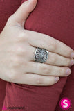 Royally Royal - Silver Ring - Paparazzi Accessories Ring Bedazzle Me Pretty Mobile Fashion Boutique