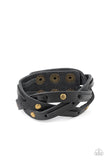 Rugged Roundup - Brass Bracelet - Paparazzi Accessories Bracelet Bedazzle Me Pretty Mobile Fashion Boutique