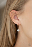 Run For The HEELS! - Copper Necklace - Paparazzi Accessories Necklace Bedazzle Me Pretty Mobile Fashion Boutique