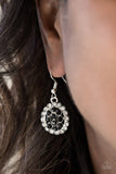 Runway Ready - Black Earrings - Paparazzi Accessories Earrings Bedazzle Me Pretty Mobile Fashion Boutique