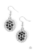 Runway Ready - Black Earrings - Paparazzi Accessories Earrings Bedazzle Me Pretty Mobile Fashion Boutique
