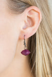 Runway Rebel - Purple Necklace - Paparazzi Accessories Necklace Bedazzle Me Pretty Mobile Fashion Boutique