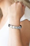Rural Explorer - Black Bracelet - Paparazzi Accessories Bracelet Bedazzle Me Pretty Mobile Fashion Boutique