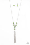 Rural Heiress - Green Necklace - Paparazzi Accessories Necklace Bedazzle Me Pretty Mobile Fashion Boutique