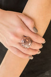 Rural Radius - Copper Ring - Paparazzi Accessories Ring Bedazzle Me Pretty Mobile Fashion Boutique