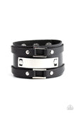 Rural Ranger - Black Bracelet - Paparazzi Accessories Bracelet Bedazzle Me Pretty Mobile Fashion Boutique