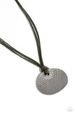 Rural Reflex - Green Necklace - Paparazzi Accessories Necklace Bedazzle Me Pretty Mobile Fashion Boutique