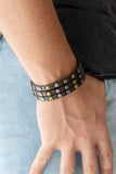 Rural Rider - Brown Bracelet - Paparazzi Accessories Bracelet Bedazzle Me Pretty Mobile Fashion Boutique