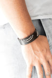 Rural Roamer - Brown Bracelet - Paparazzi Accessories Bracelet Bedazzle Me Pretty Mobile Fashion Boutique
