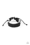 Rural Rogue - Black Bracelet - Paparazzi Accessories Bracelet Bedazzle Me Pretty Mobile Fashion Boutique