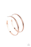 Rustic Radius - Copper Earrings - Paparazzi Accessories Earrings Bedazzle Me Pretty Mobile Fashion Boutique