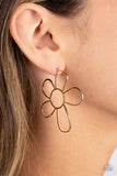Rustic Rarity - Gold Post Earrings - Paparazzi Accessories Post Earrings Bedazzle Me Pretty Mobile Fashion Boutique